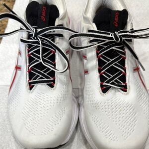 ASICS Men's Gel-Nimbus Athletic Shoes - White and Red